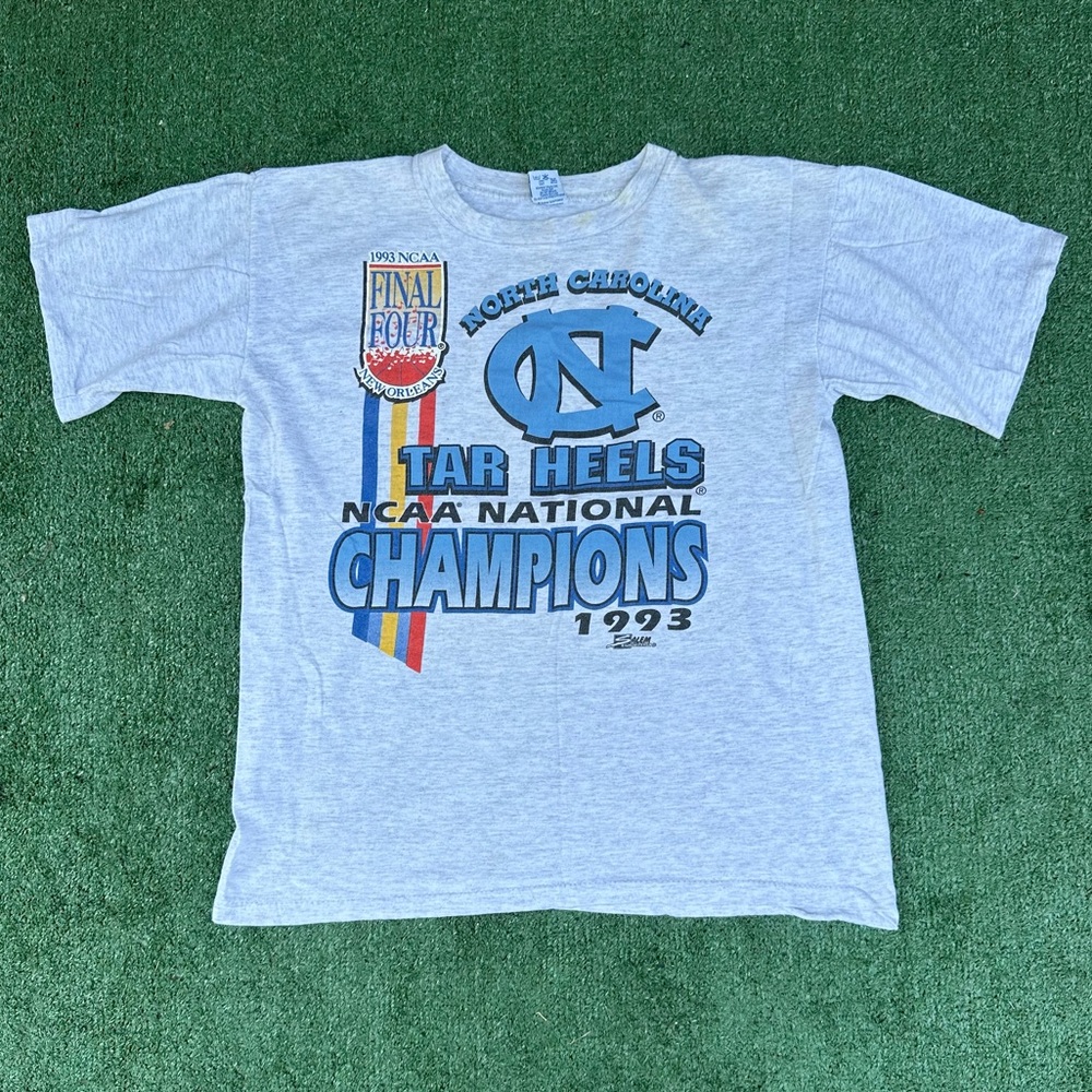 Vintage Carolina Tar Heels 1993 NCAA Championship Tee Shirt Size XL
